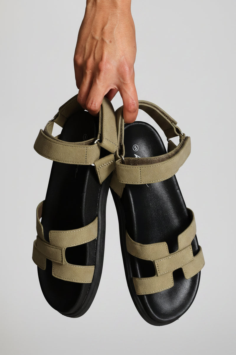 Ankle Strap H Sandal - Fatigue