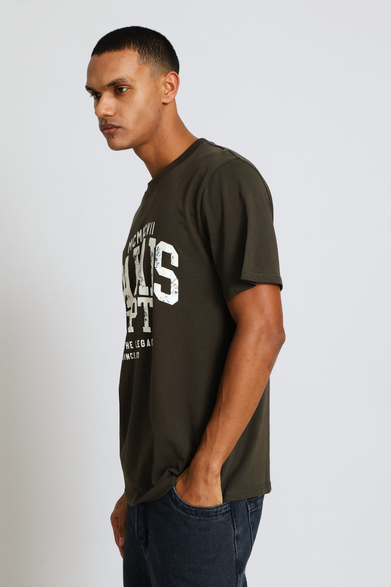 Mcmxcvii Print Tee - Fatigue