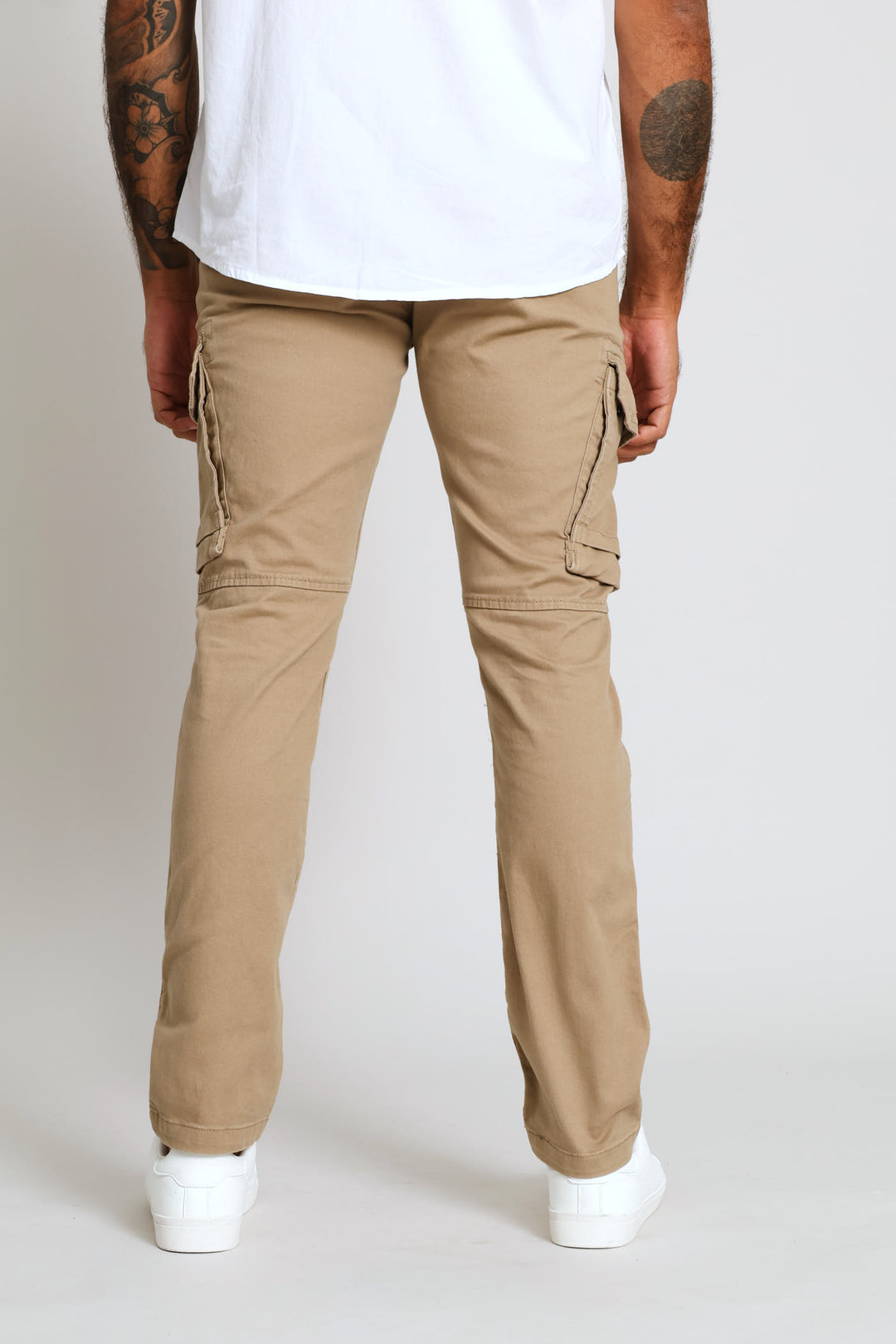 Cargo Side Bellows Pocket Pant - Taupe
