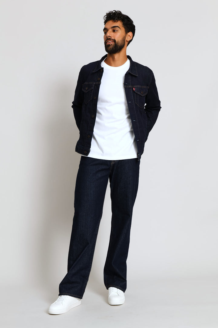 Denim Trucker Jacket - Dark Indigo