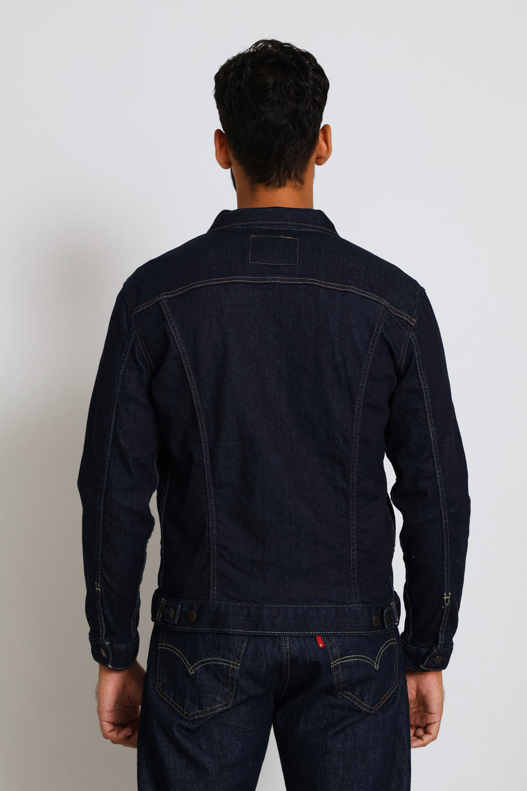 Denim Trucker Jacket - Dark Indigo