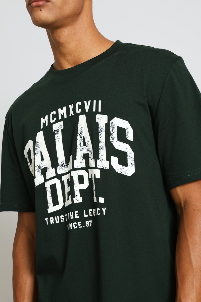 Mcmxcvii Print Tee - Green