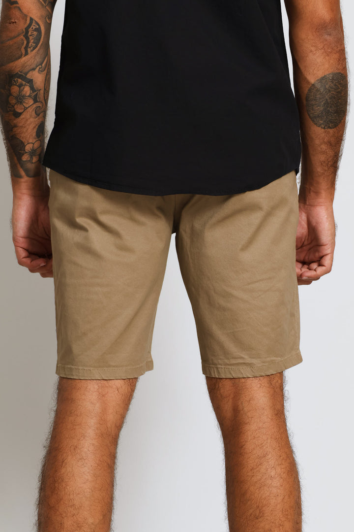 Plain Chino Short - Khaki