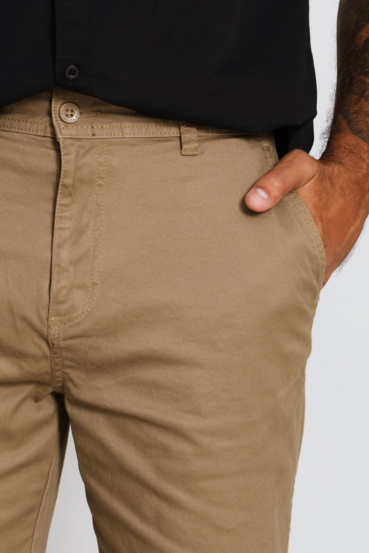 Plain Chino Short - Khaki