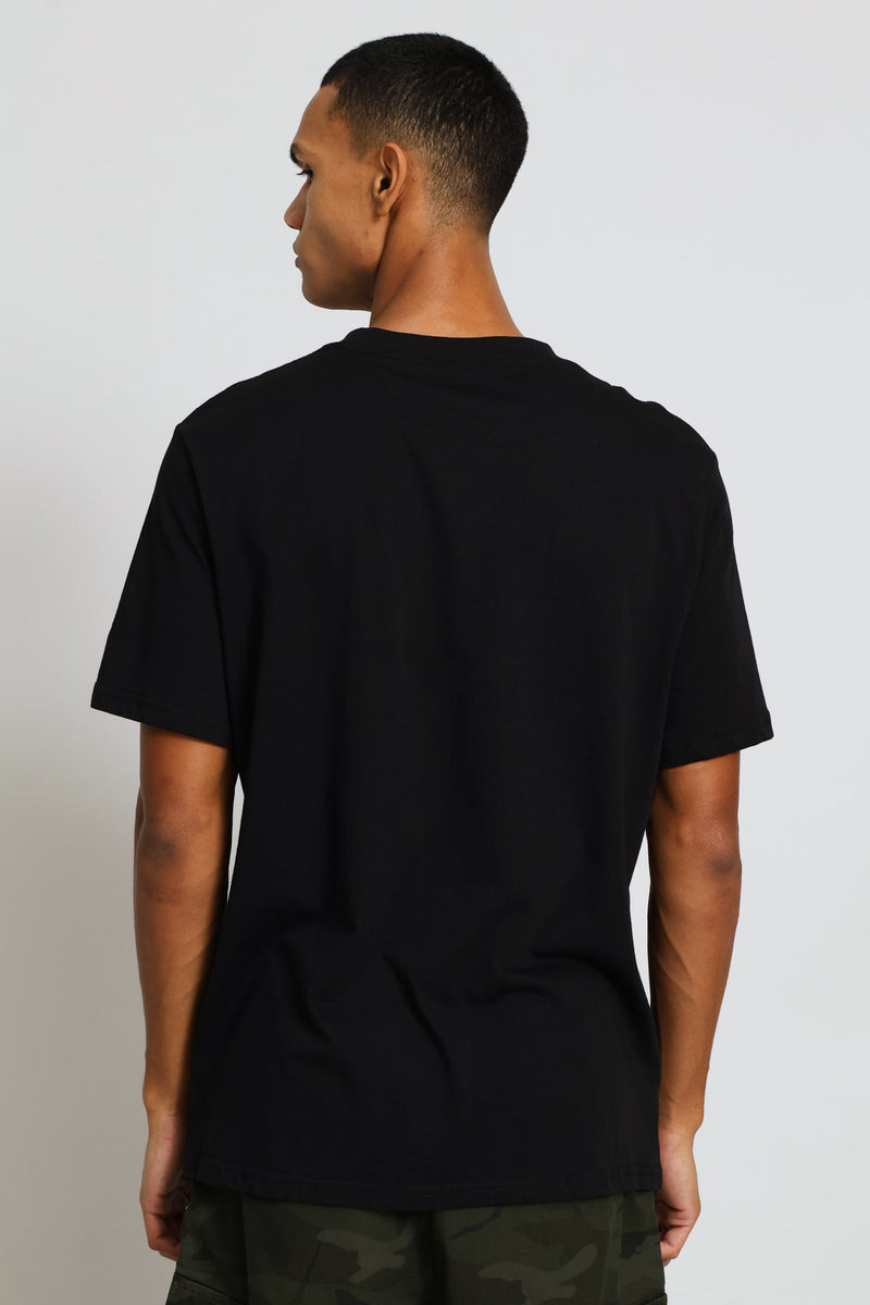 Teddy Money Print Tee - Black