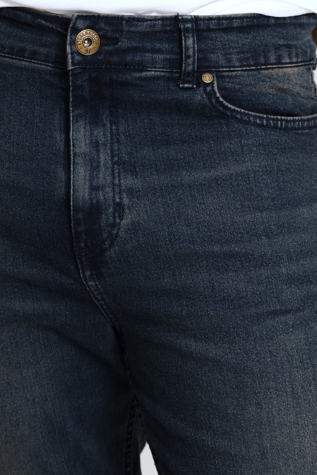 Straight Stretch Denim - Dark Wash