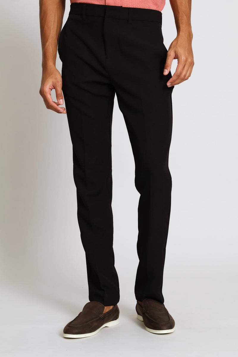 Comfort Stretch Trouser - Black