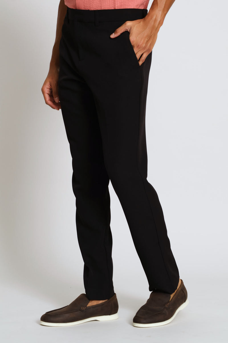 Comfort Stretch Trouser - Black