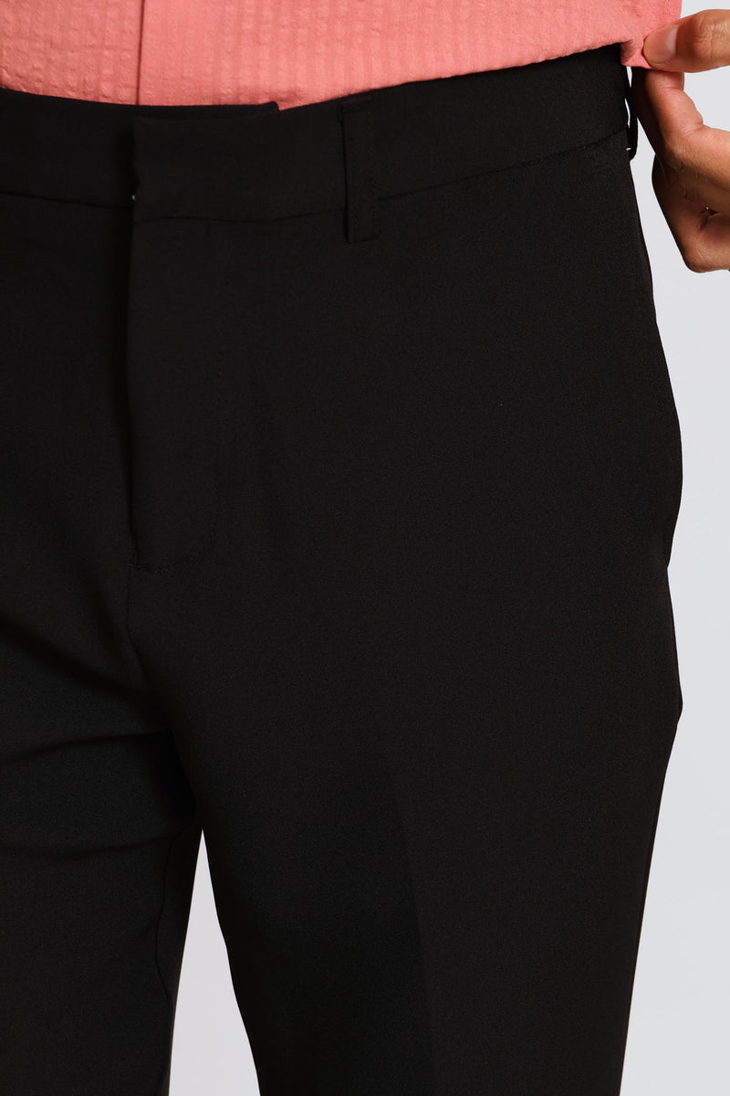 Comfort Stretch Trouser - Black