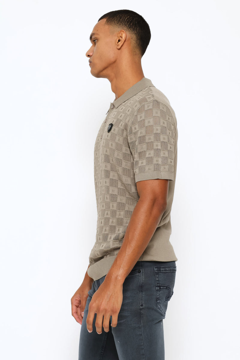 Cuba Knit Golfer - Sage