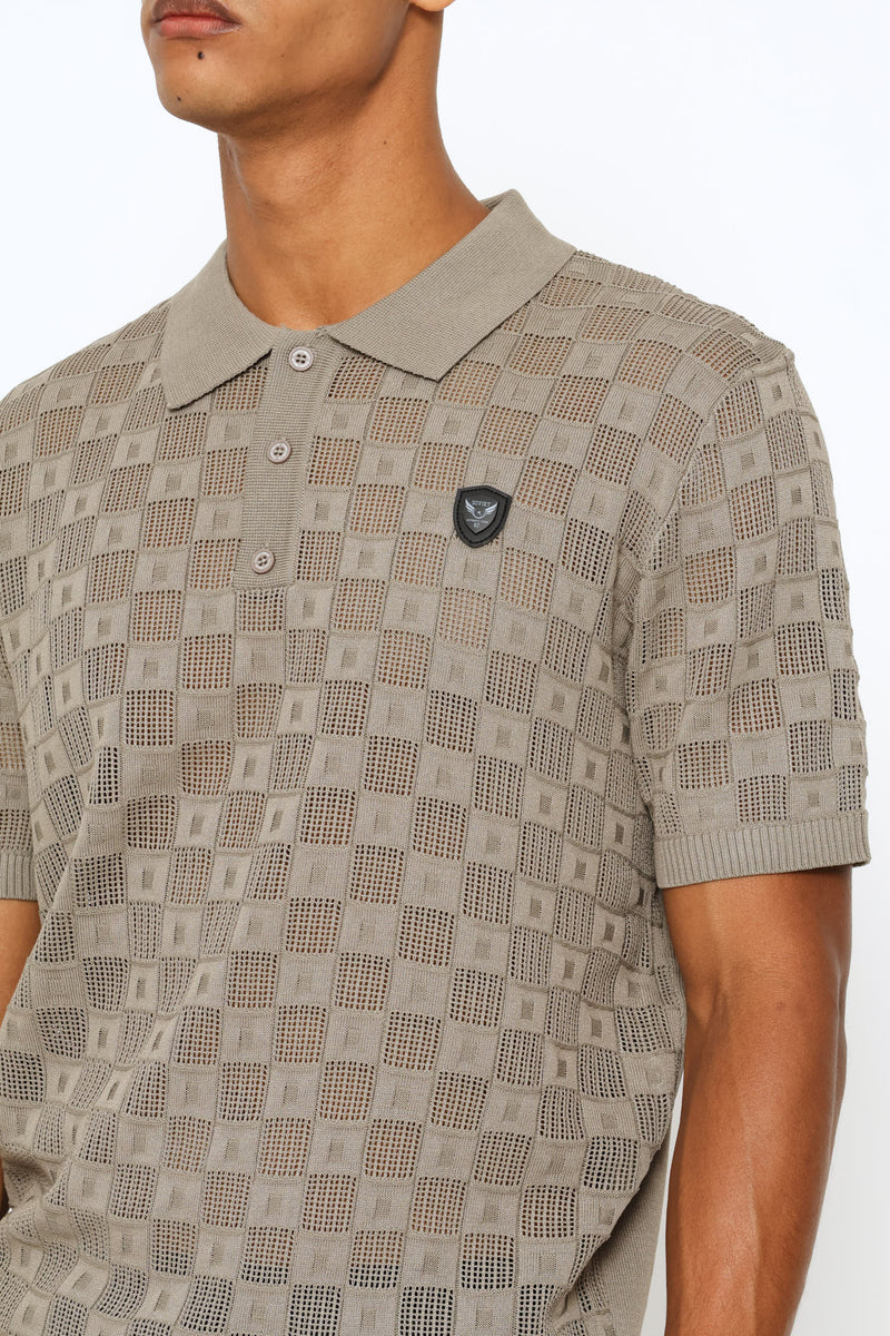 Cuba Knit Golfer - Sage