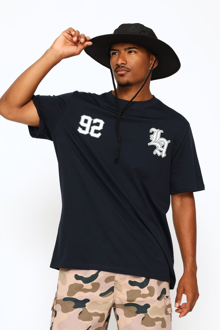 La Number Tee - Navy