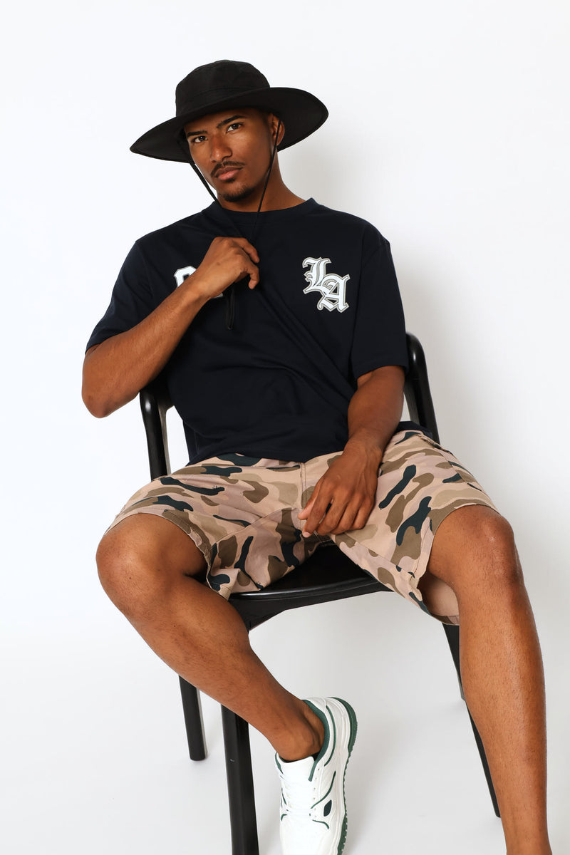 Camo Shorts - Brown