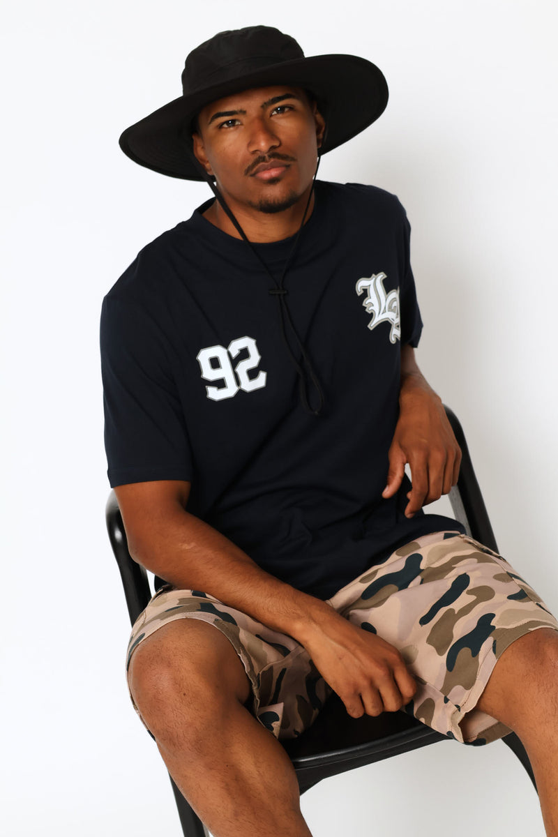 La Number Tee - Navy