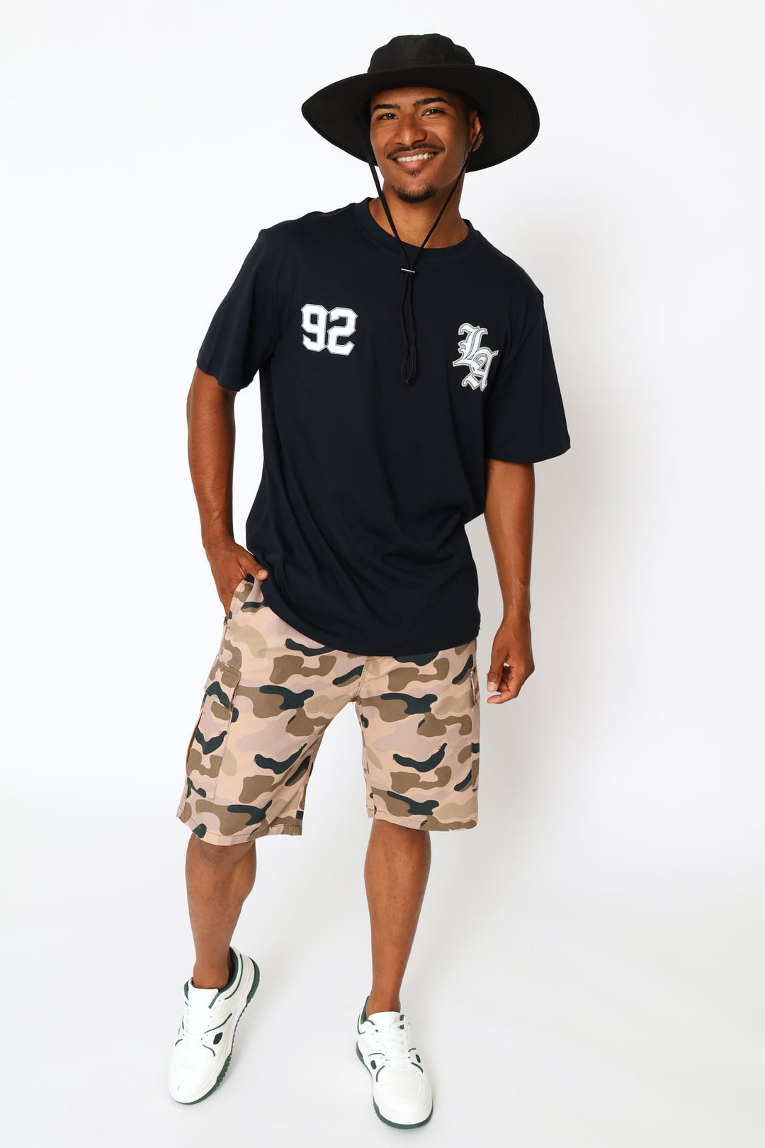 La Number Tee - Navy