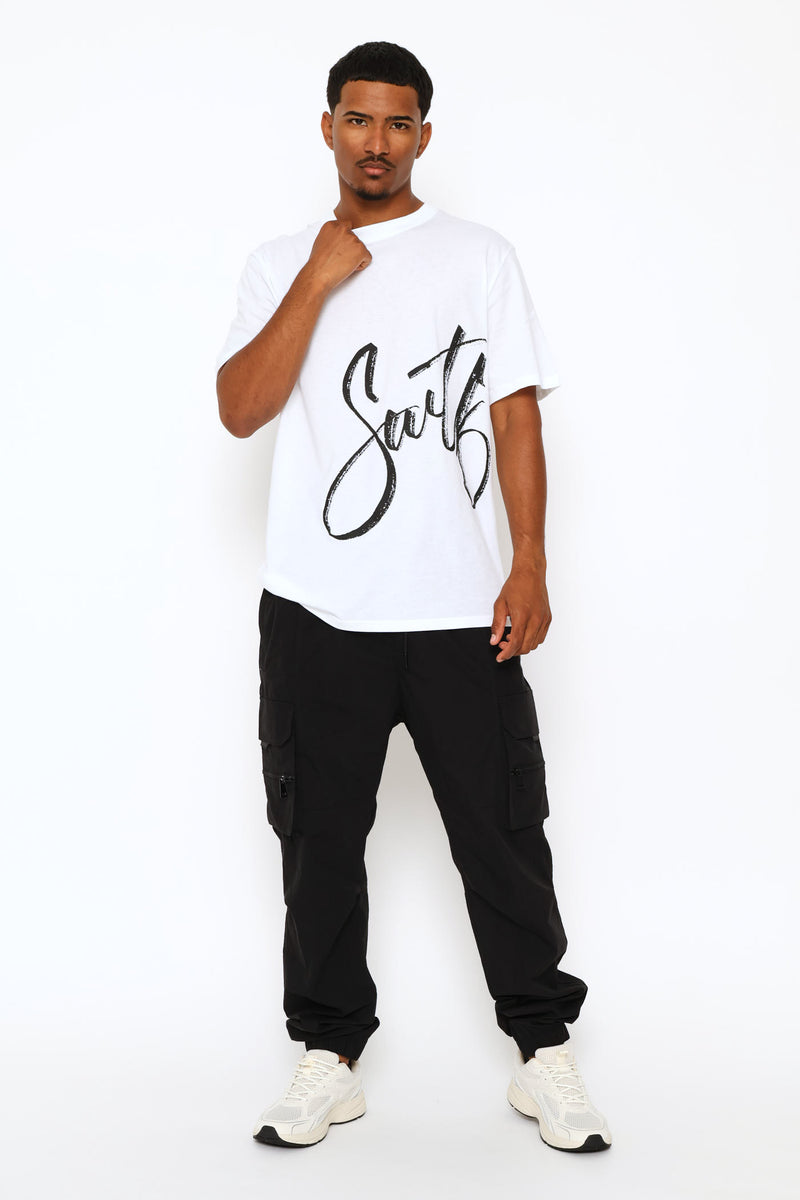 Swft Side Print Tee - White