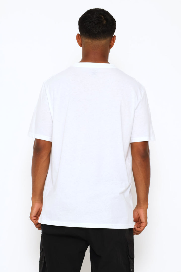 Swft Side Print Tee - White