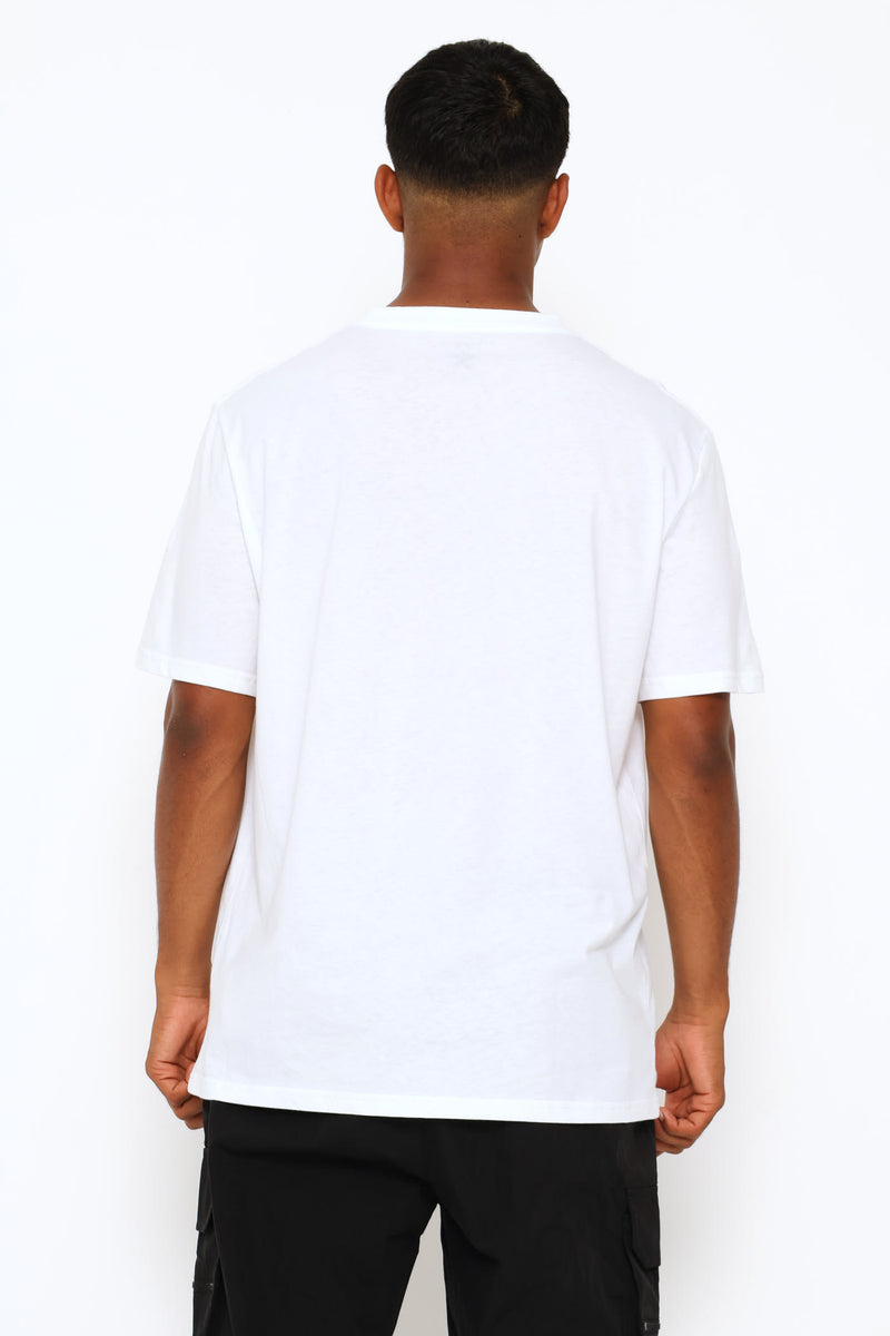 Swft Side Print Tee - White