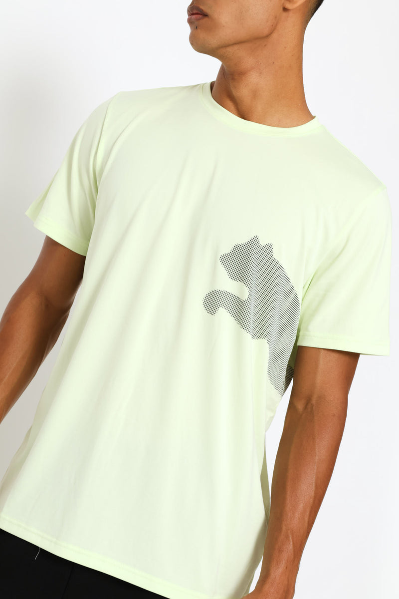 M Tad Big Logo Tee - Lime