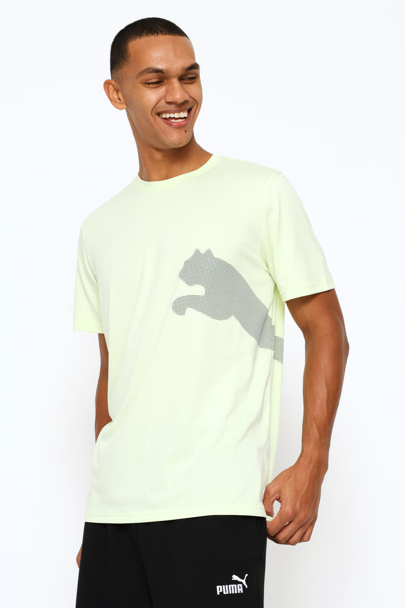 M Tad Big Logo Tee - Lime