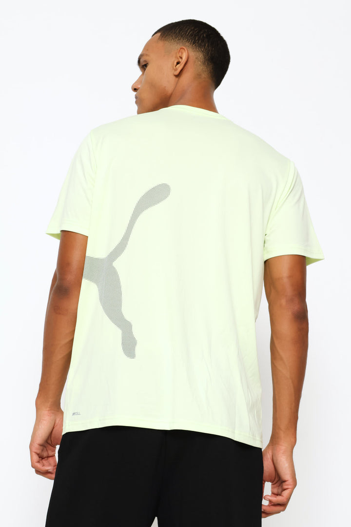 M Tad Big Logo Tee - Lime
