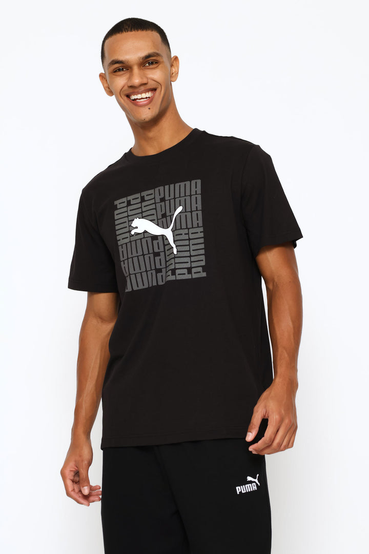 Graphic Box Tee - Black