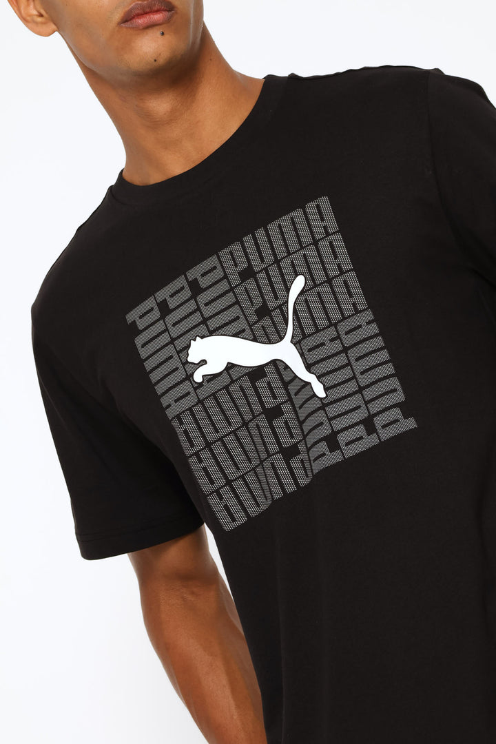 Graphic Box Tee - Black