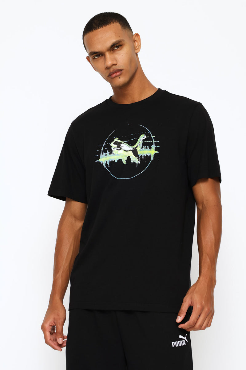Graphics Digital Tee - Black