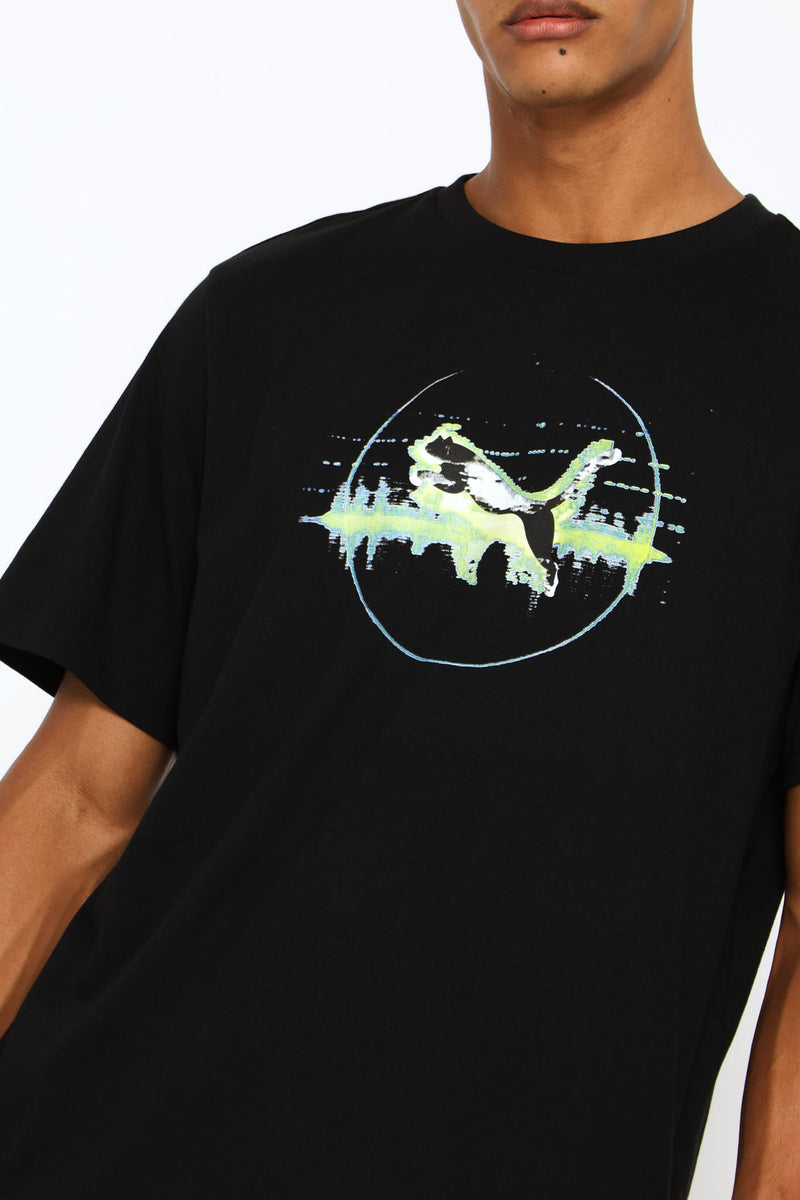 Graphics Digital Tee - Black