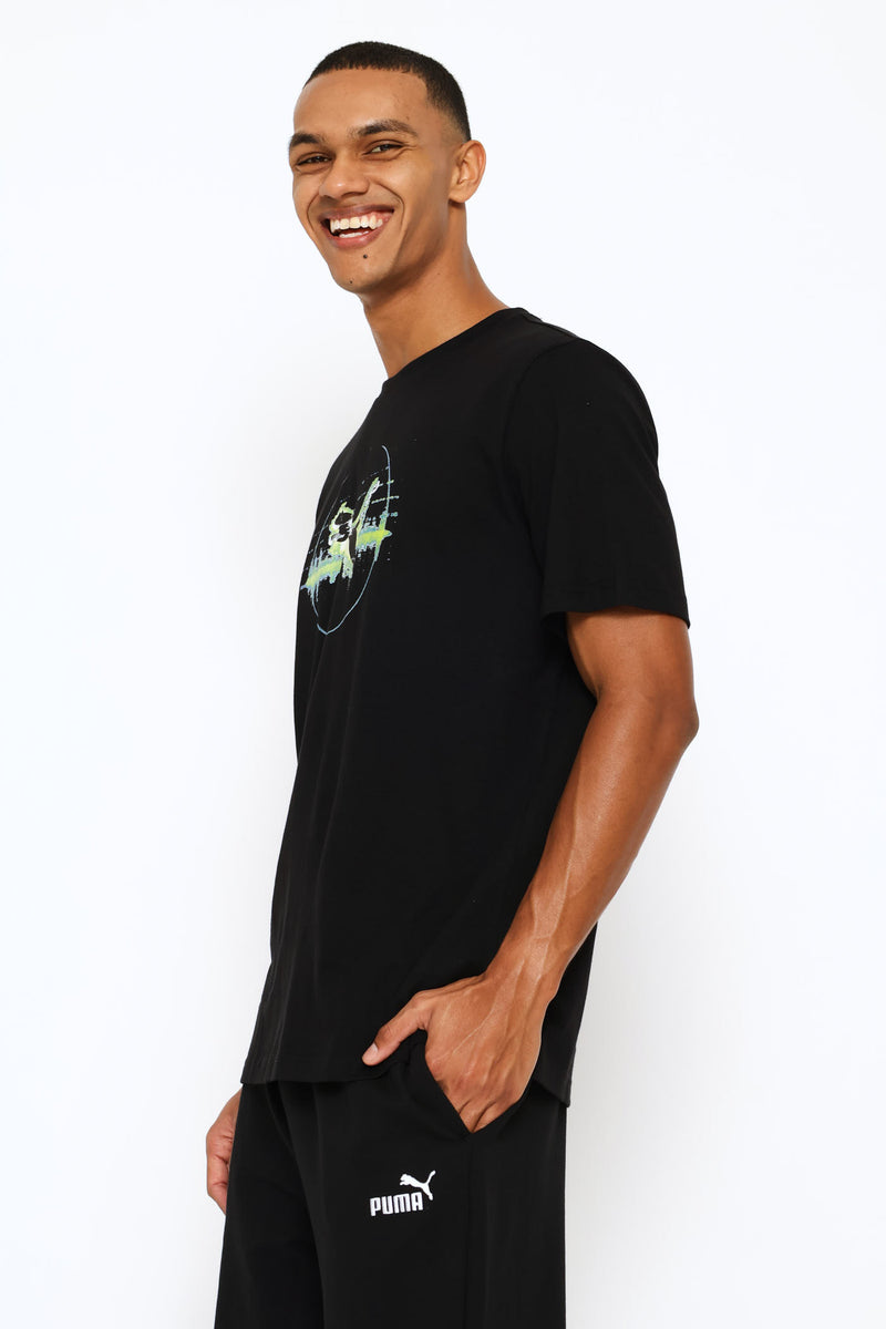 Graphics Digital Tee - Black