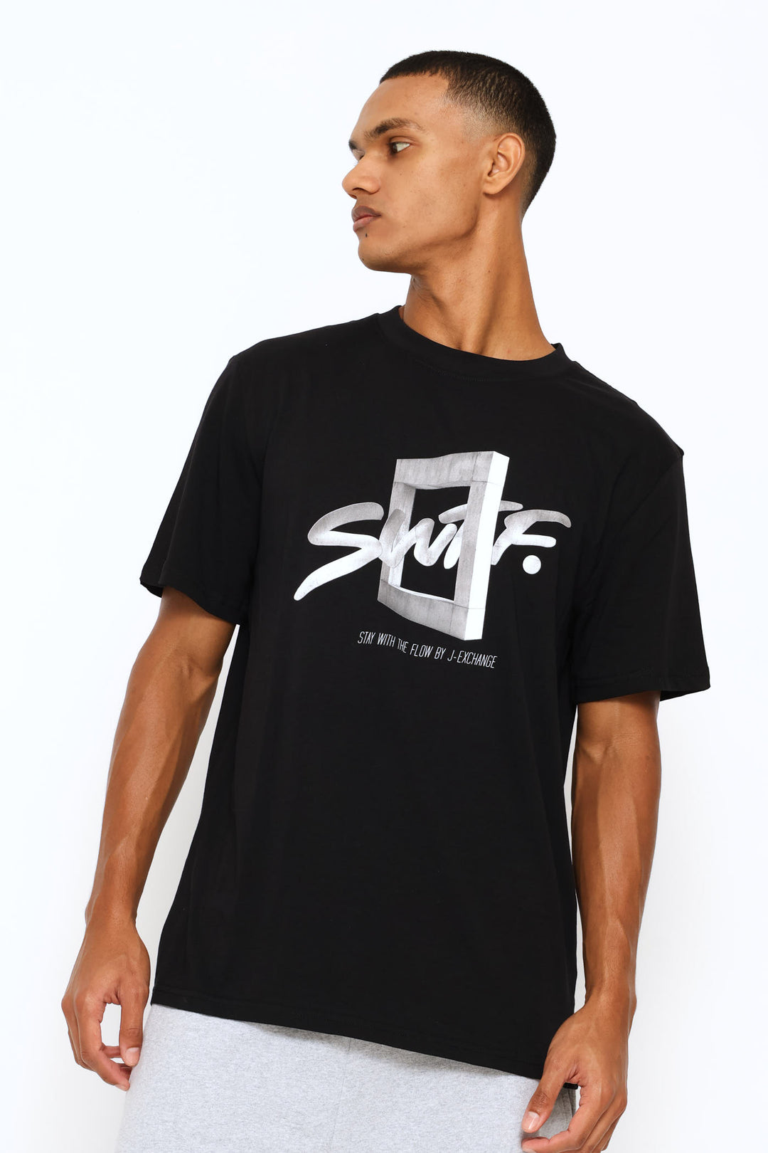 Swft Print Tee - Black