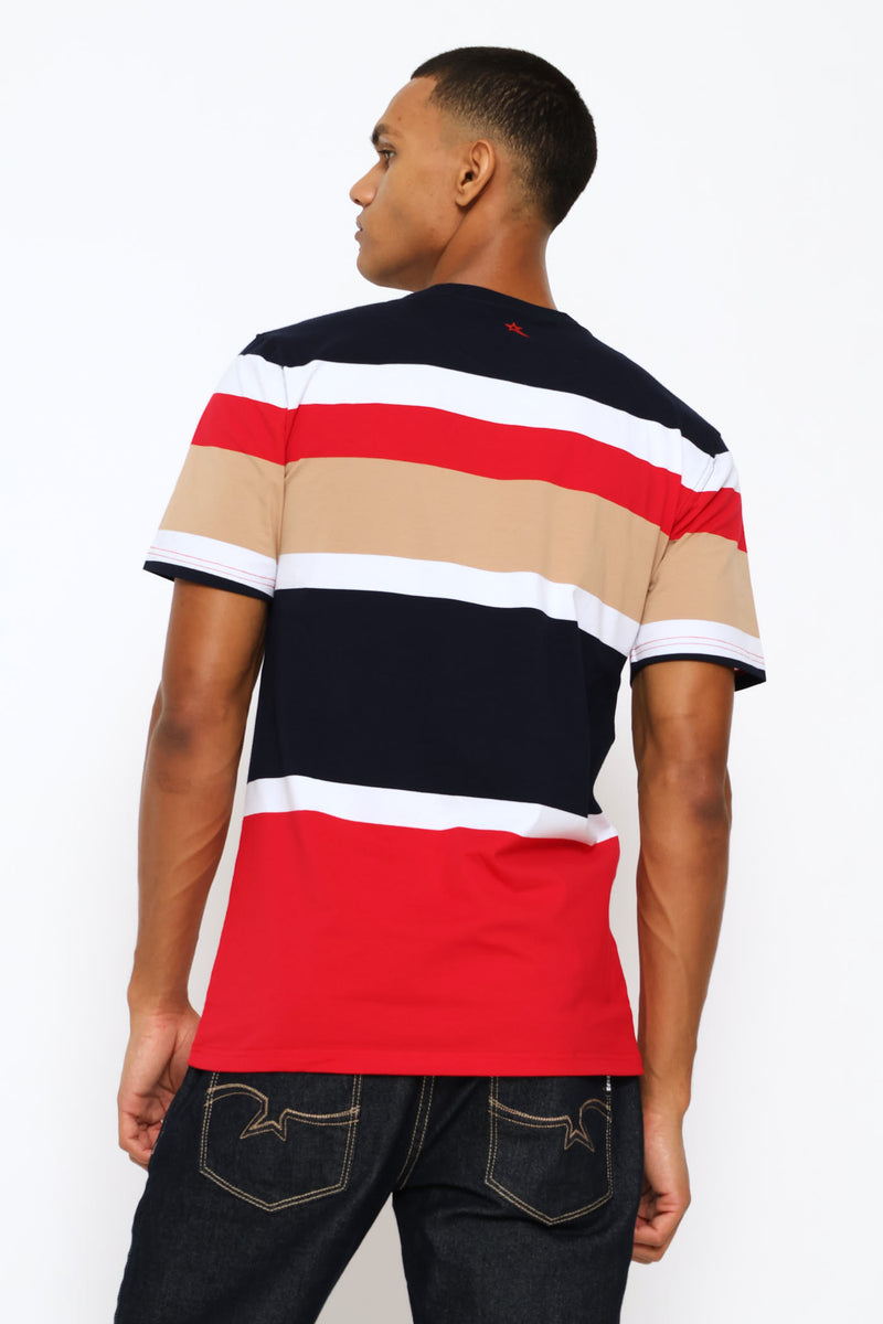 Charles Stripe Tee - Multi