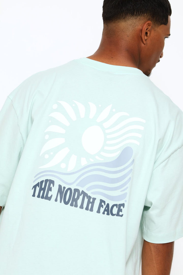 Sun Oversized Graphic Tee - Mint