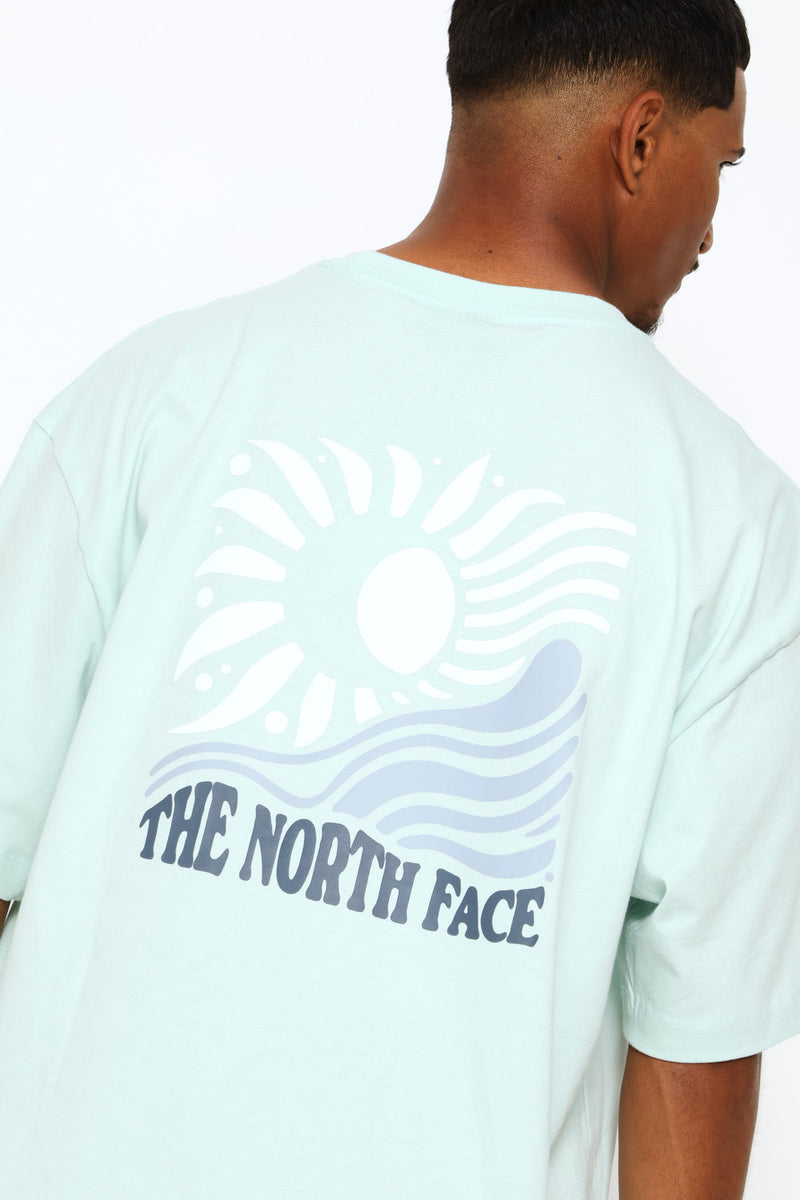 Sun Oversized Graphic Tee - Mint