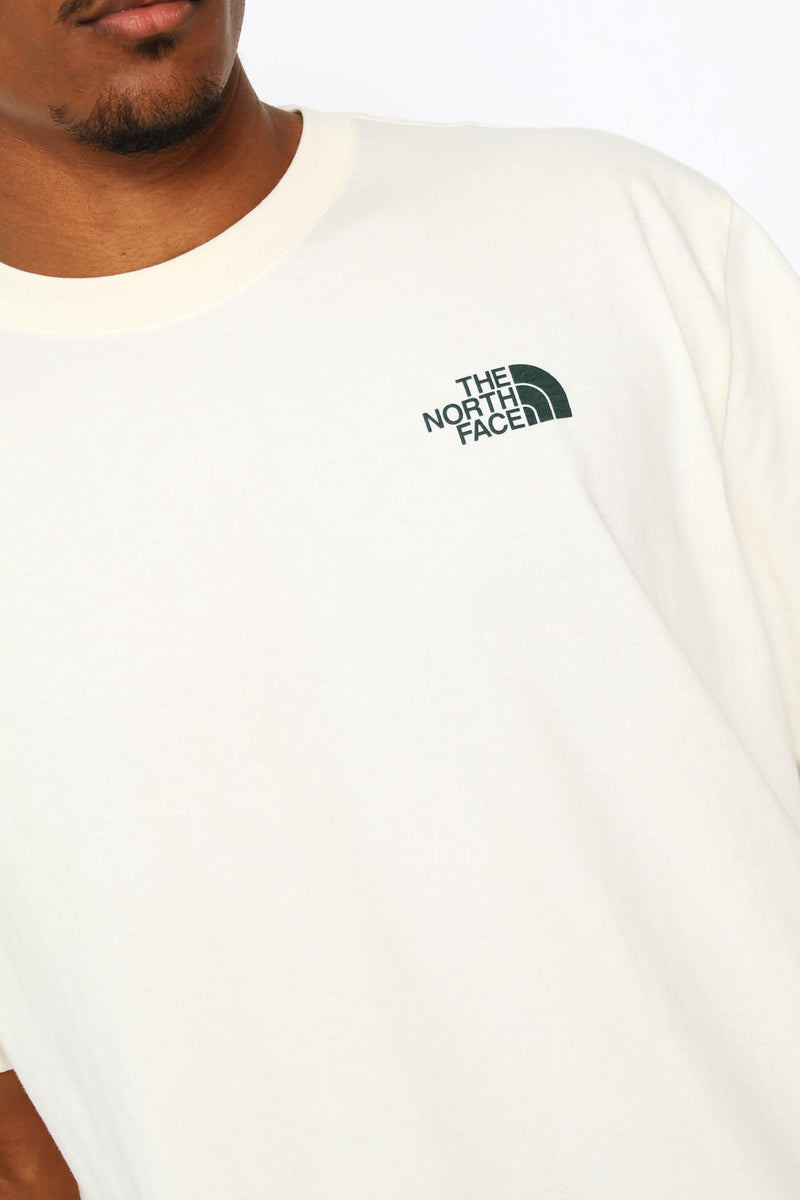 Retro Earth Relaxed Graphic Tee - Off White
