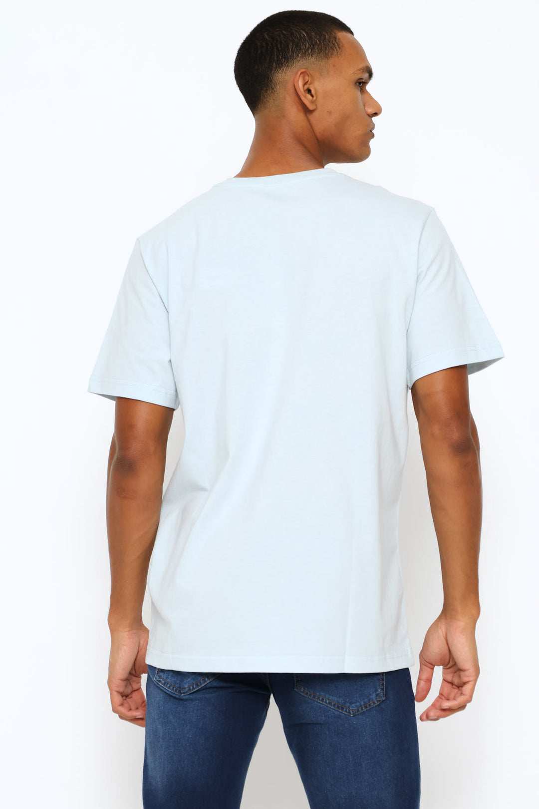 Wave Crest Tee - Light Grey