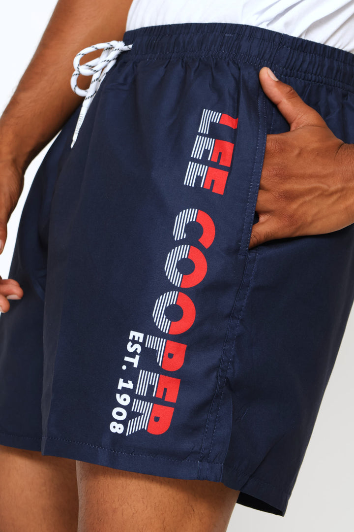 Side Lc Swim Shorts - Navy