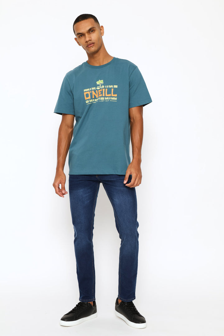 Moasic Tee - Petrol