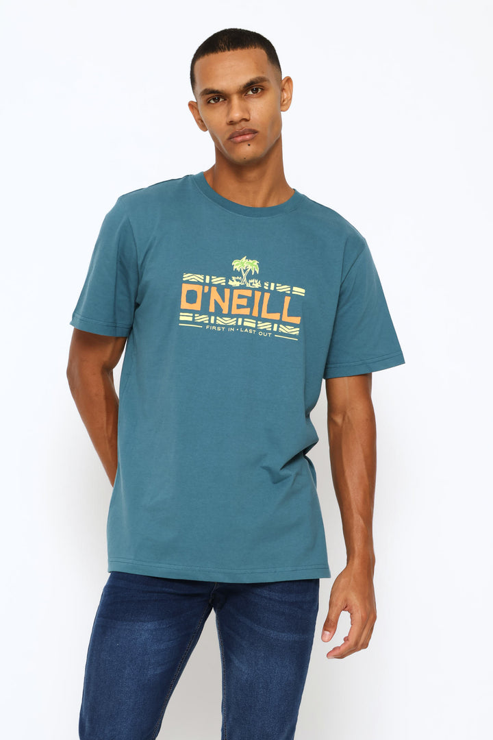 Moasic Tee - Petrol