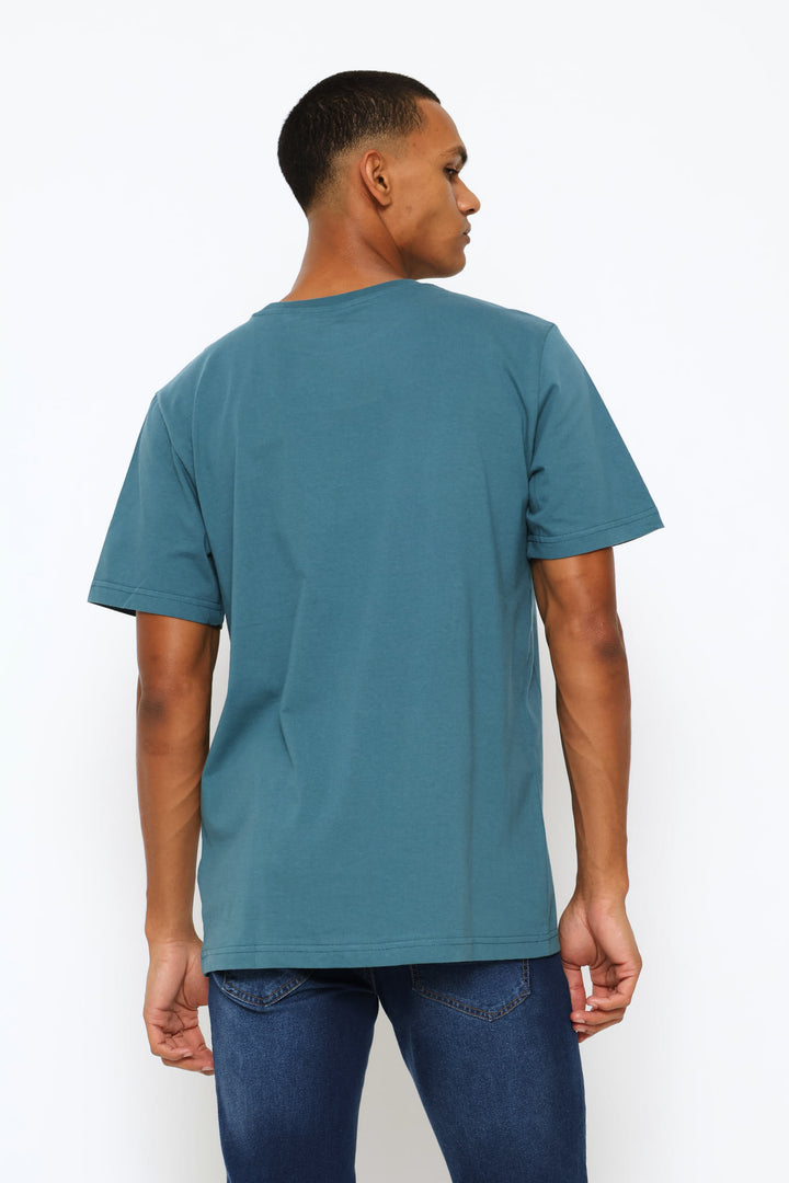 Moasic Tee - Petrol