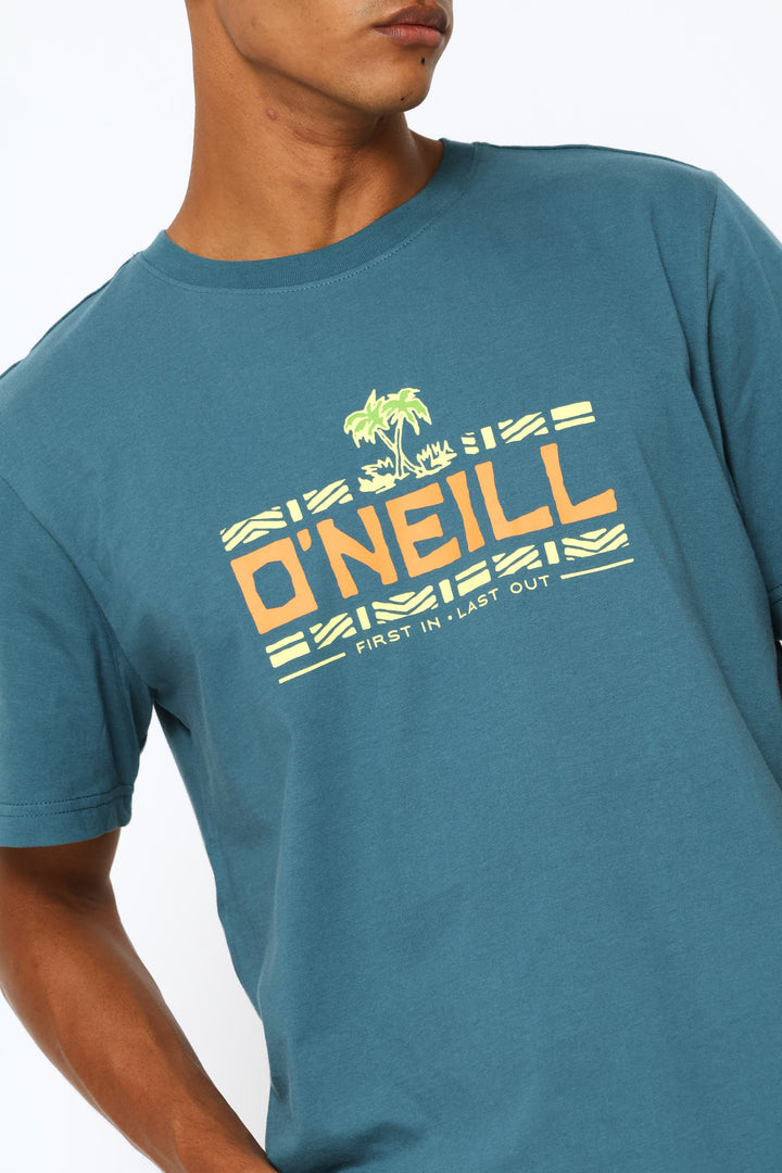 Moasic Tee - Petrol