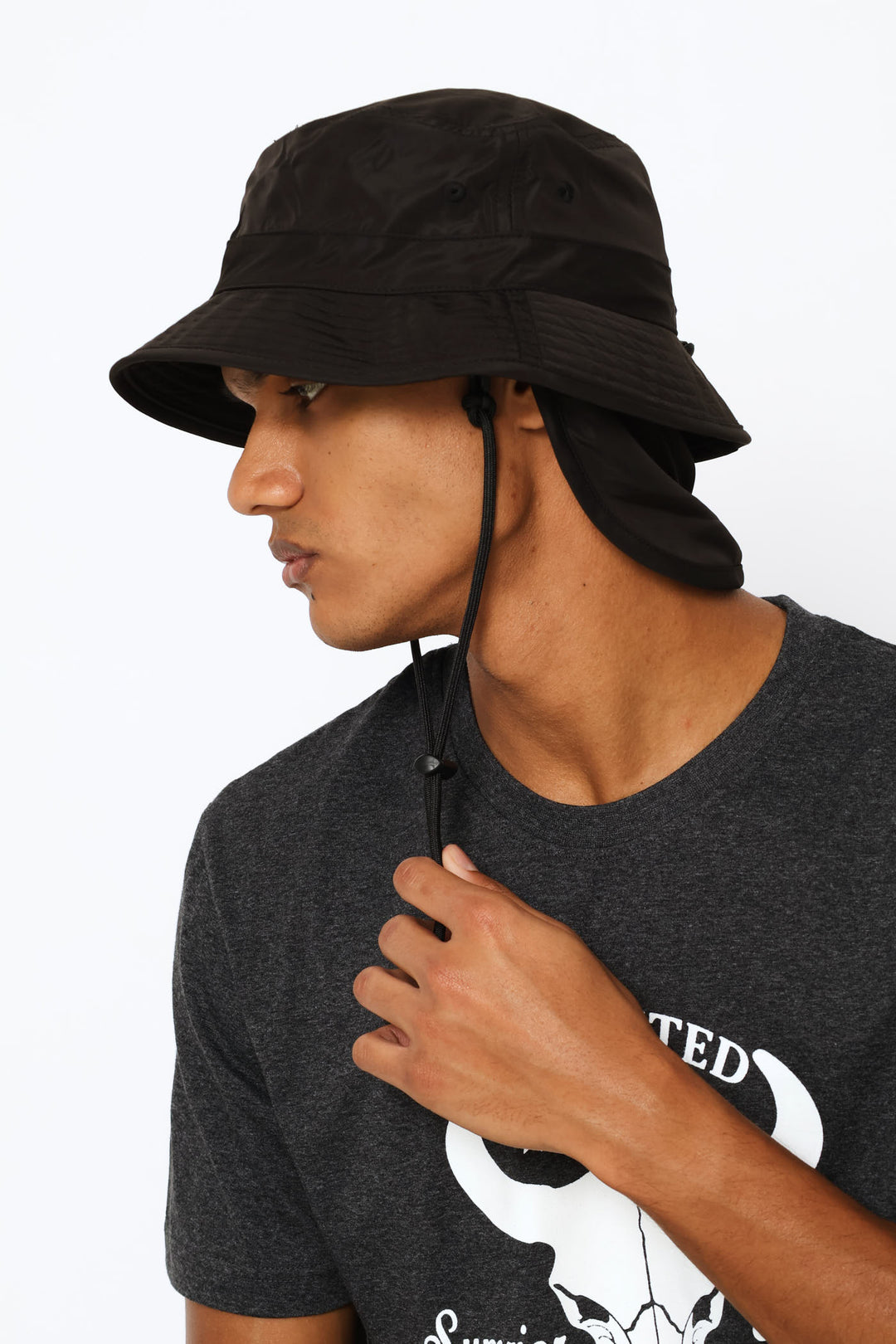 Sun Bucket Hat - Black