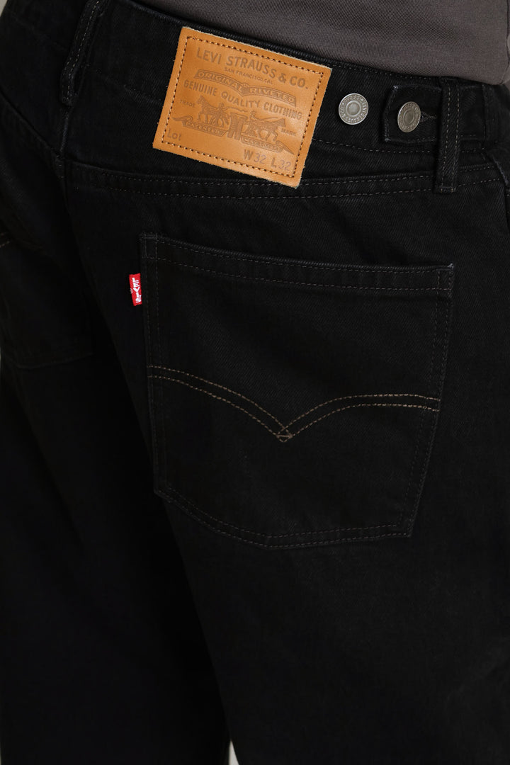Forget Me Not Baggy Barrel Denim - Black