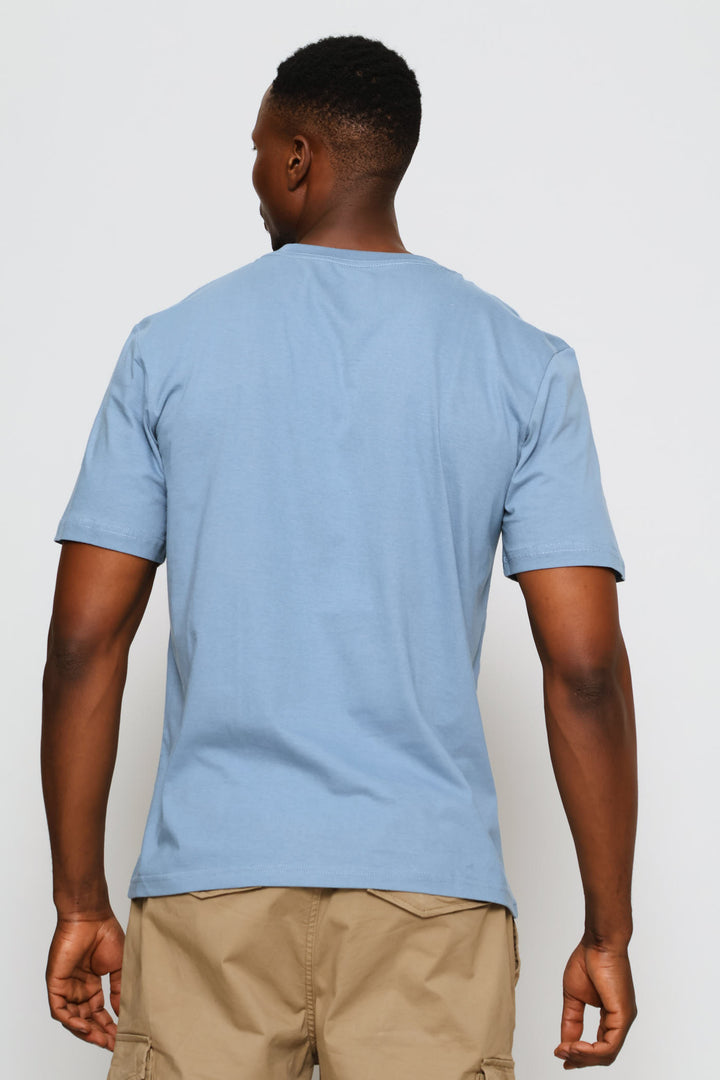Pacific Camper Tee - Dusty Blue