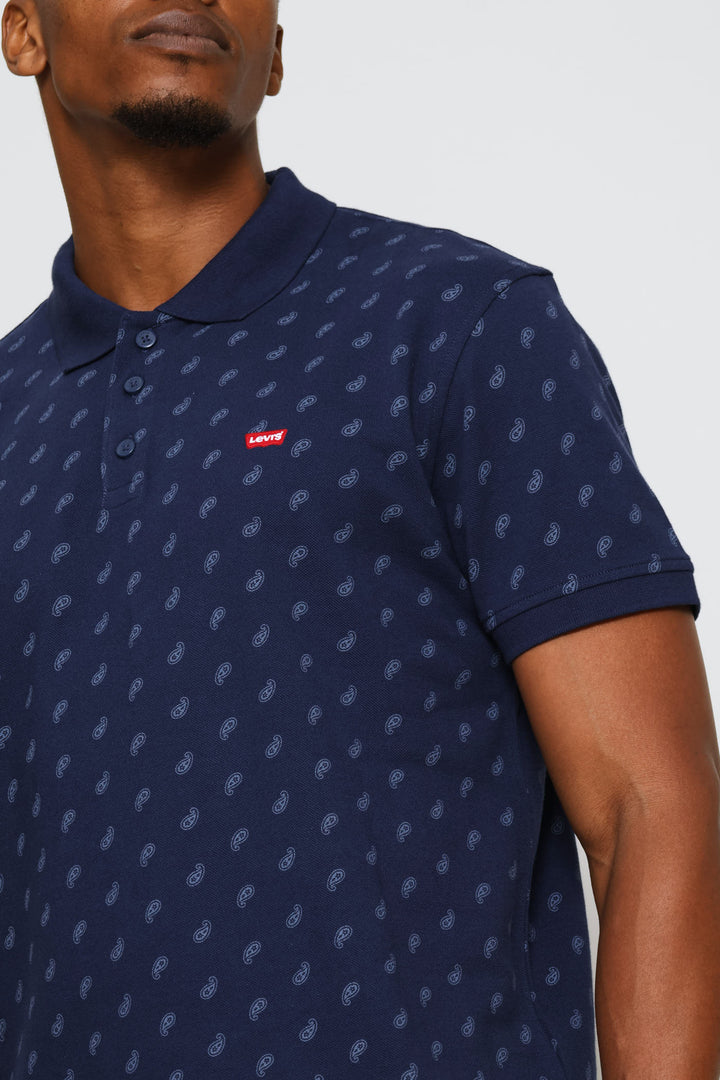 Hm Paisley Golfer - Navy