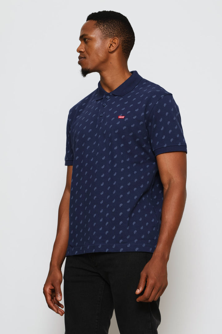 Hm Paisley Golfer - Navy