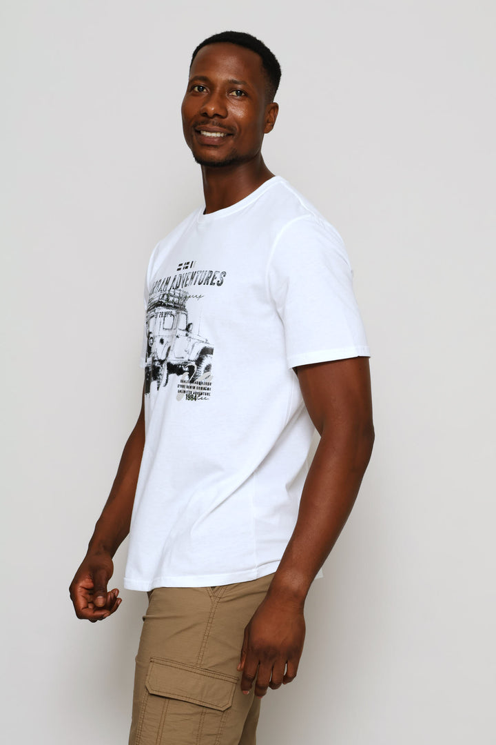 Urban Adventure Off Roader Tee - White