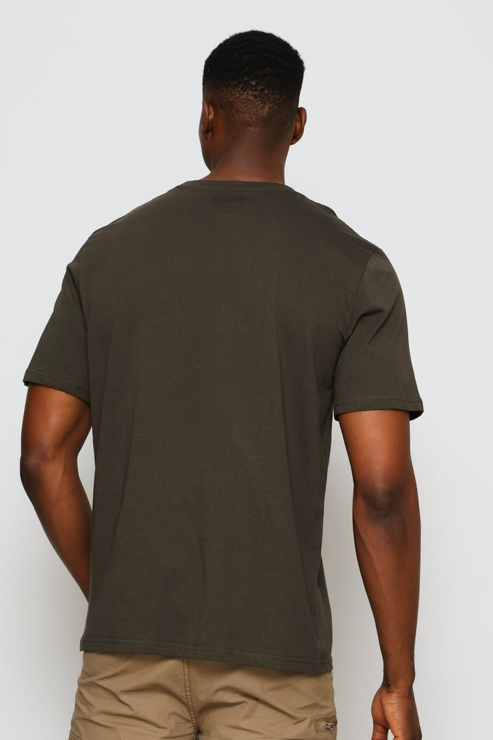 Classic Landy Print Tee - Fatigue