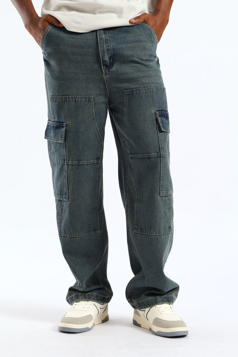 Cargo Carpenter Panel Denim - Dark Blue