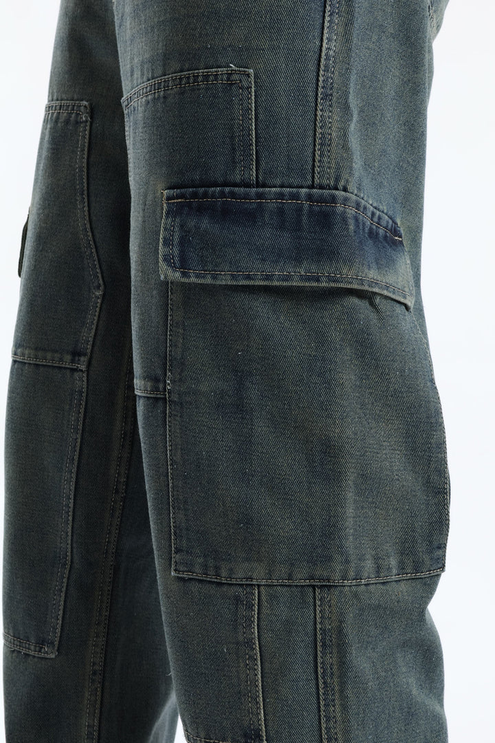 Cargo Carpenter Panel Denim - Dark Blue
